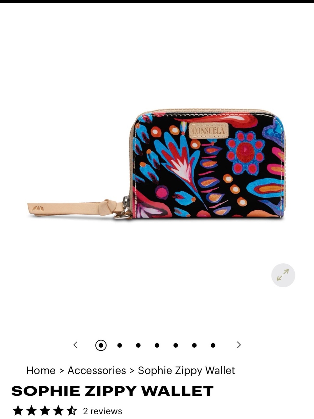 Consuela (Sophie) Zippy Wallet - Floral Multi